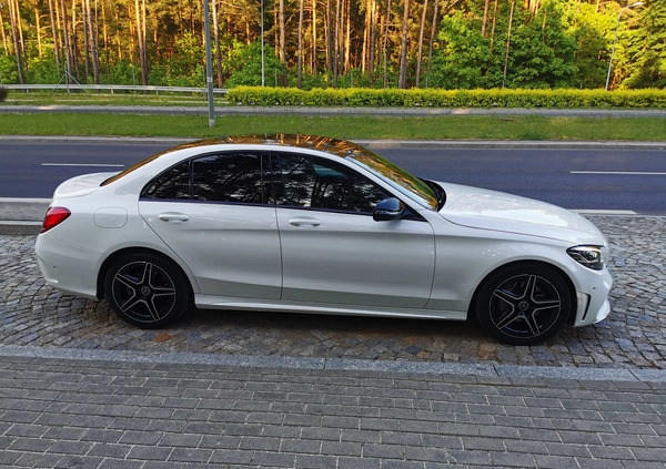 Mercedes-Benz Klasa C cena 108300 przebieg: 55000, rok produkcji 2019 z Lubraniec małe 596